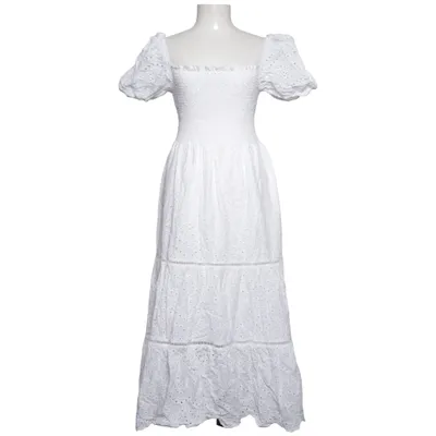Maxi dress (White) from Drôle de Copine Cotton