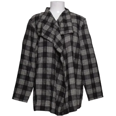 Cardigan (Zwart, Wit) van Frank Walder Polyester, Wol