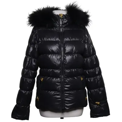 Down jacket (Black) from Eleven Elfs Down, Feather, Polyamide