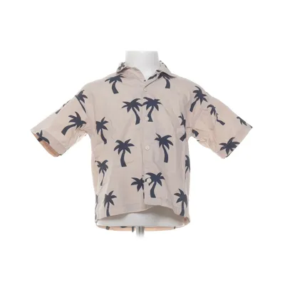 Korte mouwen shirt (Beige, Meerkleurig) van H&M Katoen