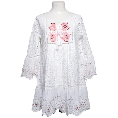 Dress (White, Pink) from Miss June Cotton