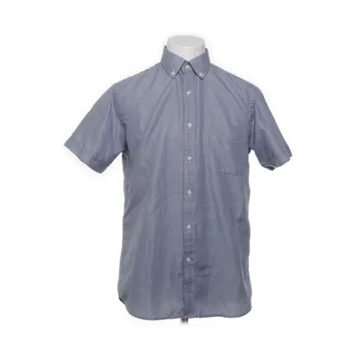 Short sleeve shirt (Blue, White) from Attore Camicia Cotton, Polyester