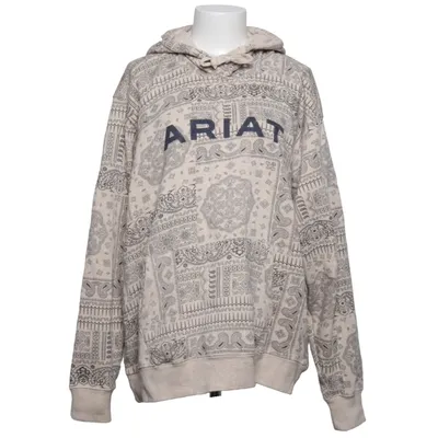 Sweat à capuche (Beige, Noir) de Ariat Coton, Polyester