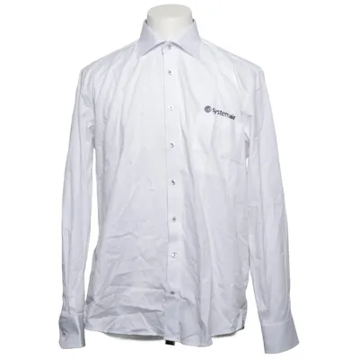 Skjorta (Vit, Blå) från Ernst Alexis Bomull, Polyester
