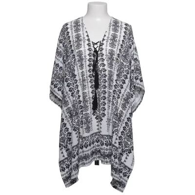 Kaftan (Zwart, Wit) van Mat.