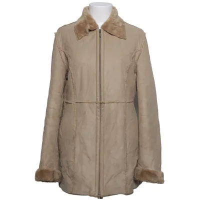 Shearlingjacka (Beige) från Guess Jeans Akryl, Polyester, Polyuretan