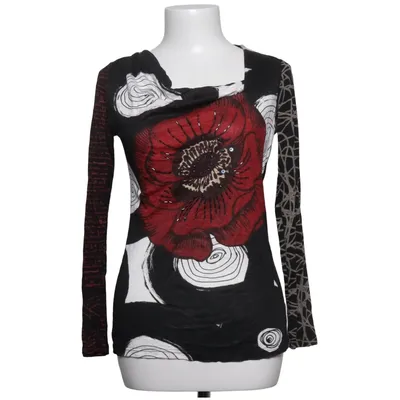 Långärmad t-shirt (Svart, Röd, Flerfärgad) från Desigual Viskos