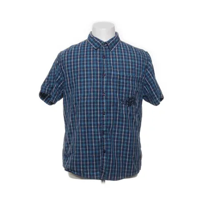Short sleeve shirt (Blue, White) from By Emp Cotton