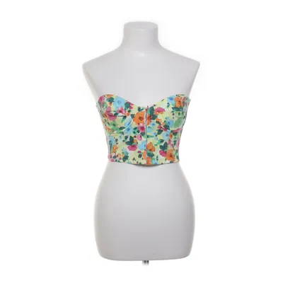 Tubetop (Gul, Flerfarvet) fra Stradivarius Bomuld, Elastan