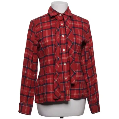 Flannel skjorte (Rød, Sort, Hvid) fra Barbour Bomuld