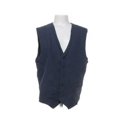 Suit vest (Blue) from H&M Cotton, Linen, Polyester