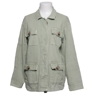 Safarijakke (Grøn) fra My Essential Wardrobe Bomuld, Elastan