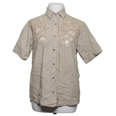 Short sleeve shirt (Beige) from Jonathan Martin Cotton