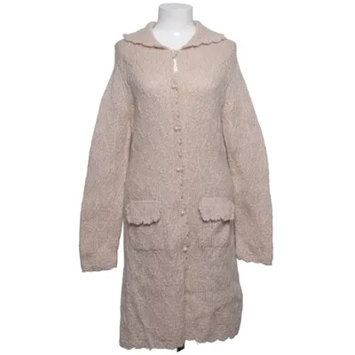Cardigan (Beige) van Q by Kjederqvist Mohair, Polyamide, Wol