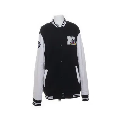 Collegejacka (Svart, Vit) från Disney Bomull, Polyester