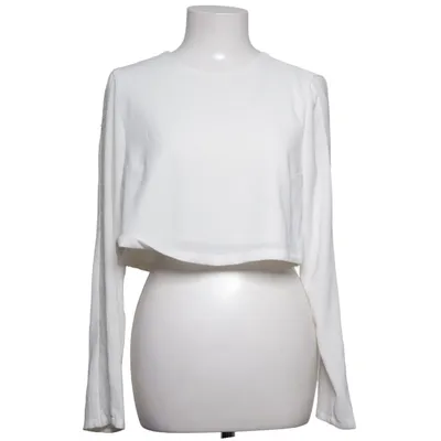 Crop top (White) from Hannalicious x NA-KD Polyester
