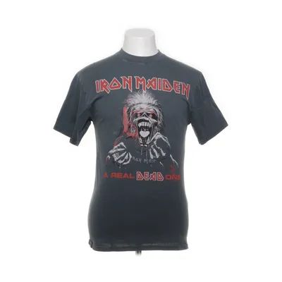 T-shirt (Gray, Red) from Iron Maiden Cotton