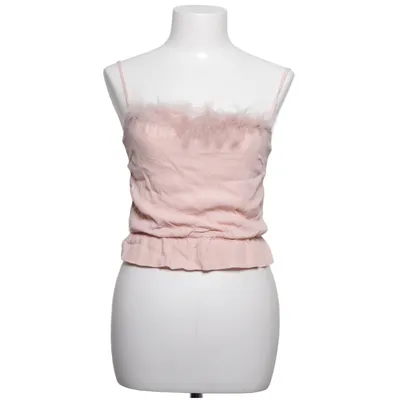 Crop Top (Pink) von Bershka Night Out Feder, Polyester