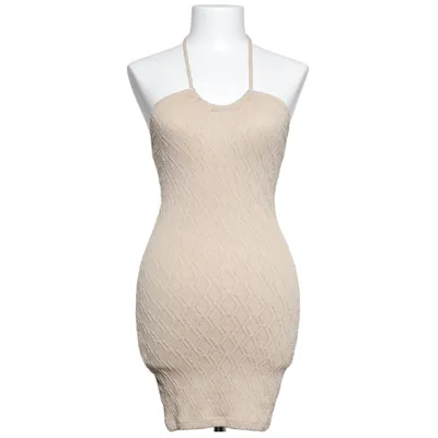 Halterneckklänning (Beige) från Divided by H&M Elastan, Polyester