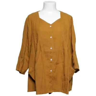 Blus (Gul) från Gudrun Sjödén Bomull, Linne