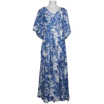 Långklänning (Blå, Vit) från Bonprix Återvunnen polyester