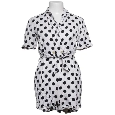 Jumpsuit (Wit, Zwart) van Topshop Katoen, Linnen, Polyester, Viscose