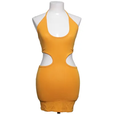 Halterneckklänning (Orange) från Rebellious Elastan, Viskos