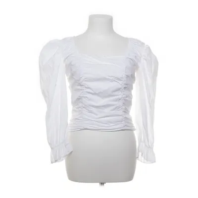 Blouse (White) from Zara Cotton