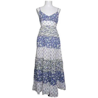 Robe longue (Bleu, Blanc, Multicolore) de Zara Coton