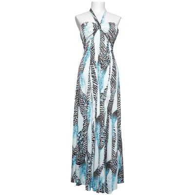 Långklänning (Blå, Svart, Vit, Flerfärgad) från India Boutique