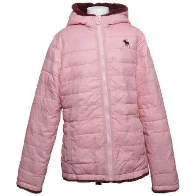 Winter jacket (Pink) from Abercrombie Faux fur, Polyamide, Polyester