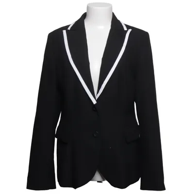 Kavaj (Svart, Vit) från Basic by KappAhl Elastan, Polyester, Viskos