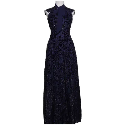 Aftonklänning (Lila, Svart) från Karen Millen Metallfiber, Polyamid, Polyester, Viskos