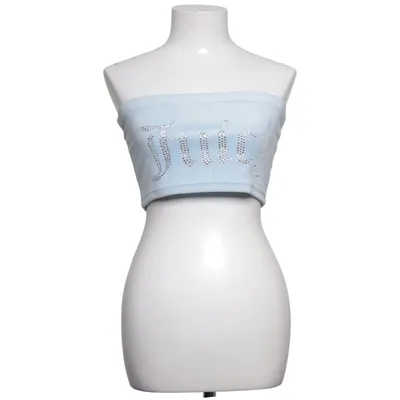 Tube top (Blue) from Juicy Couture Elastane, Polyester
