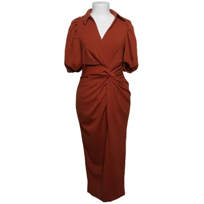 Maxi dress (Brown) from ASOS Design Elastane, Polyester
