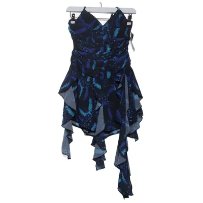 Halterneck-kjole (Sort, Blå, Flerfarvet) fra NA-KD Polyester