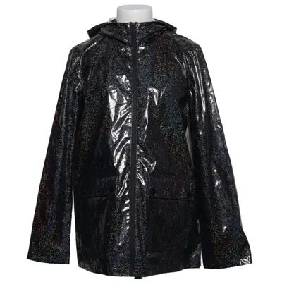 Regnfrakke (Sort, Flerfarvet) fra Brave Soul Polyester, Polyurethan