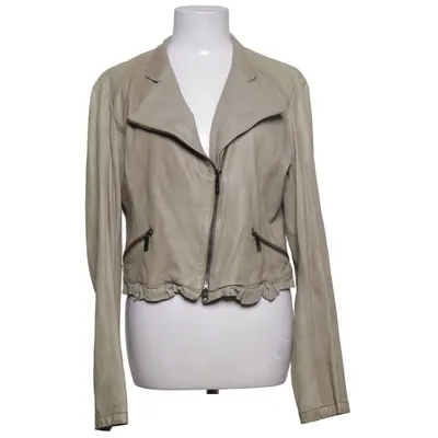 Bikerjack (Beige) van SAND Leer