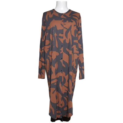 Dress (Brown, Gray, Multicolored) from House of Lola Modal, Polyester