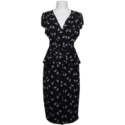 Wrap dress (Black, White) from Dorothy Perkins Elastane, Viscose