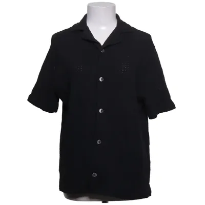 Short sleeve shirt (Black) from Oscar Jacobson Cotton