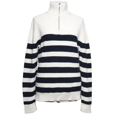 Sweater (White, Blue) from East West Cotton
