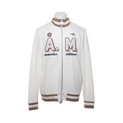 Collegejacka (Vit, Brun) från Aeronautica Militare Bomull, Polyester