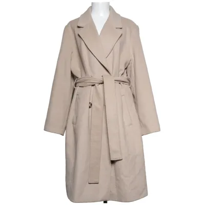 Jas (Beige) van Samsa Collection Polyester, Wol