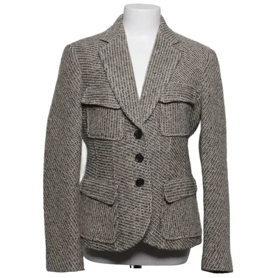 Blazer (Bruin, Beige) van Strenesse Gabriele Strehle Acetaat, Katoen, Viscose, Wol