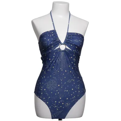 Maillot de bain une pièce (Bleu)