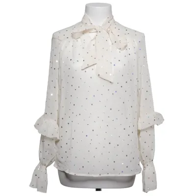 Strikblouse (Wit, Meerkleurig) van Meisïe Gerecycled polyester