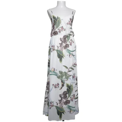 Maxi dress (White, Multicolored) from Styleboom Elastane, Polyester