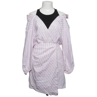 Jurk (Wit, Zwart, Roze) van Maje Katoen, Elastaan, Nylon