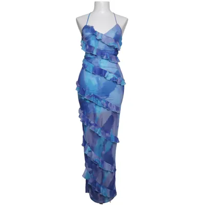 Maxikleid (Blau, Mehrfarbig) von Shein Elasthan, Polyester